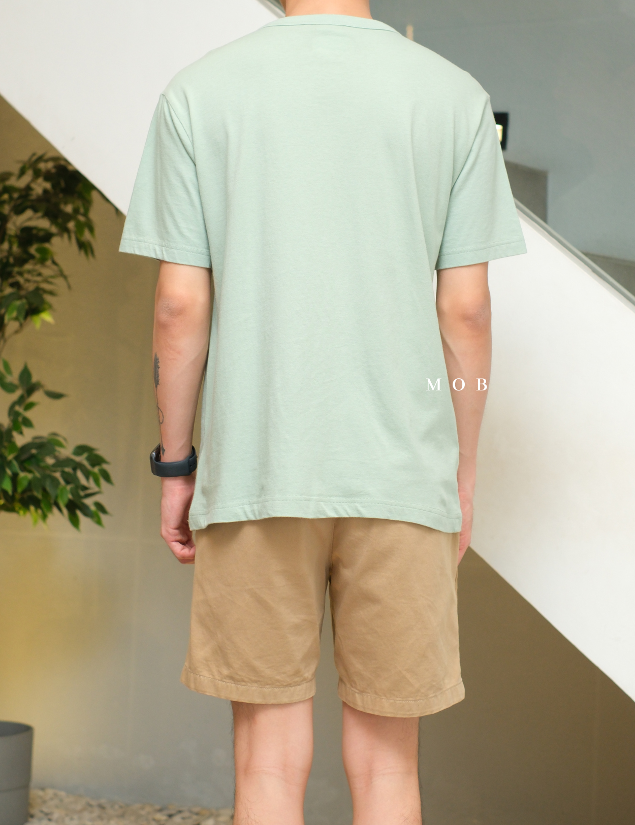CHMPSST2403M C Small Logo SS Tee Light Green