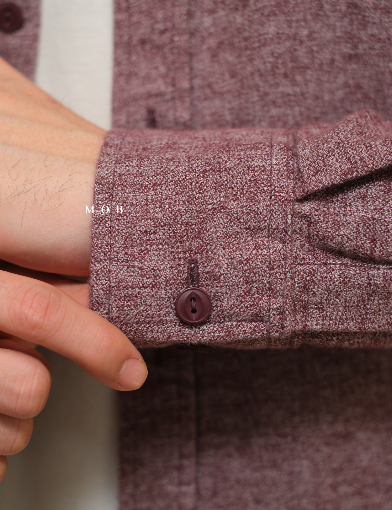 SUNLSS01001A Alfred Flannel LS Shirt Mauve Misty