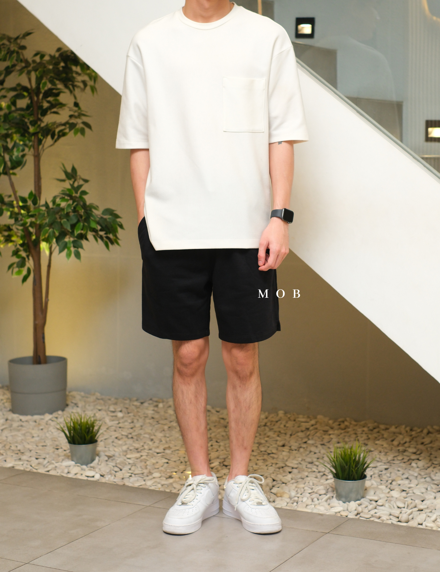 ONSR09004 Basic Shorts Black