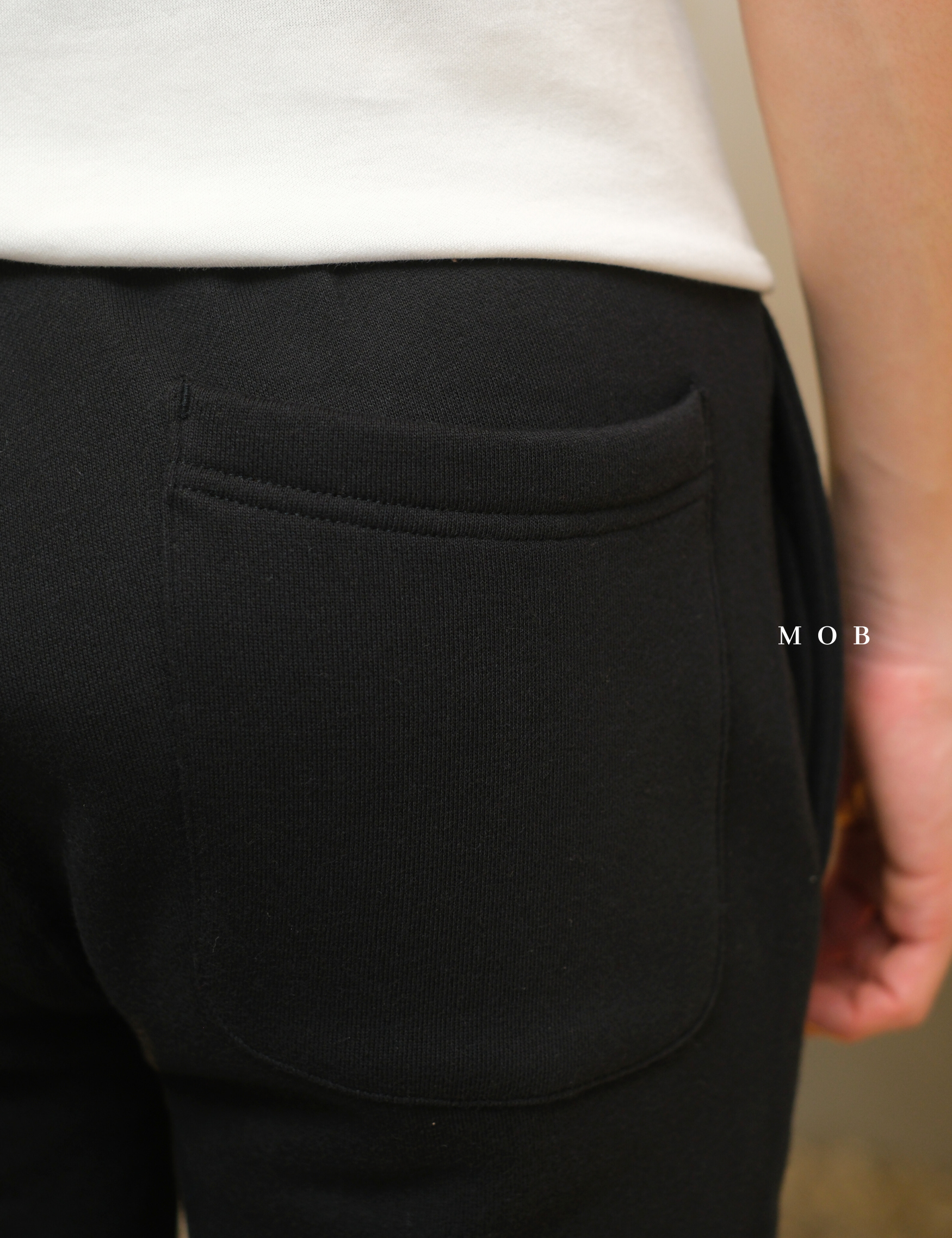 CHMPJP1501A Basic Terry Jogger Black