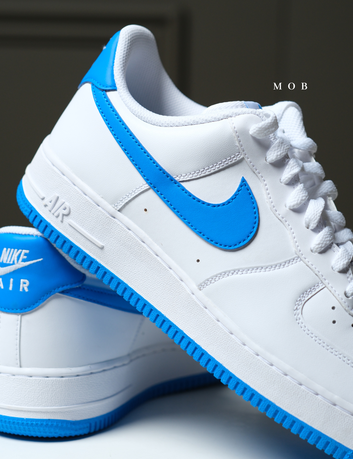 NKSSH03006B Air Force 1 '07 Shoes White Photo Blue