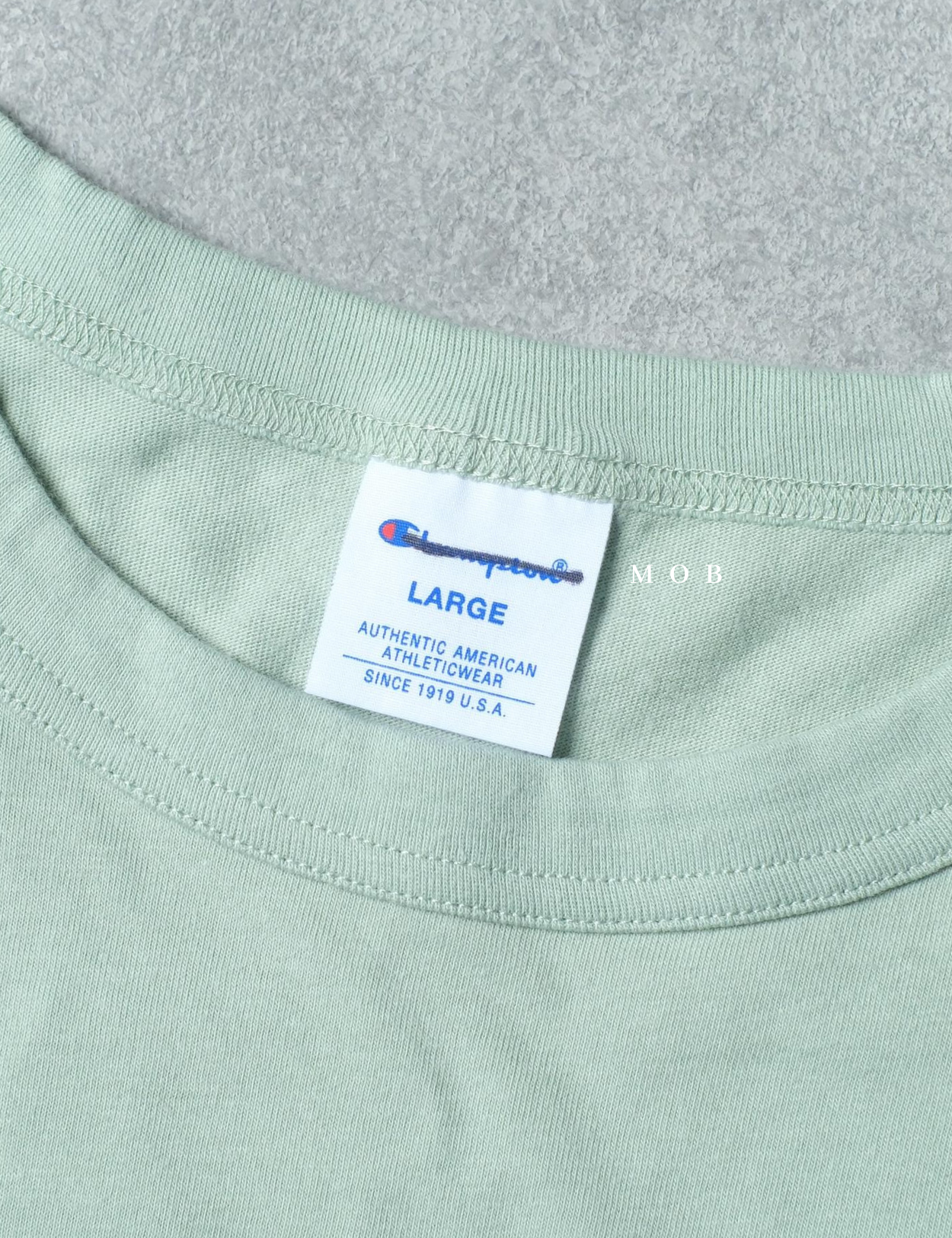 CHMPSST2403M C Small Logo SS Tee Light Green