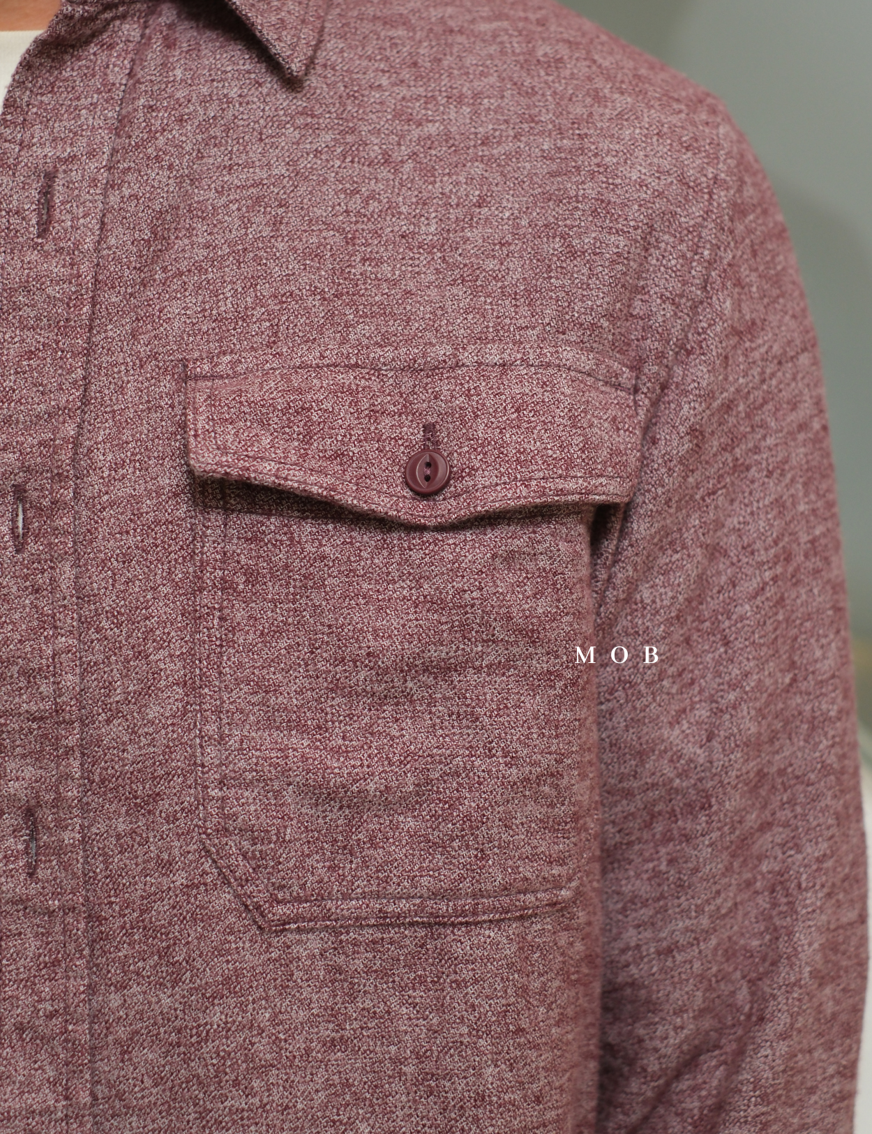 SUNLSS01001A Alfred Flannel LS Shirt Mauve Misty
