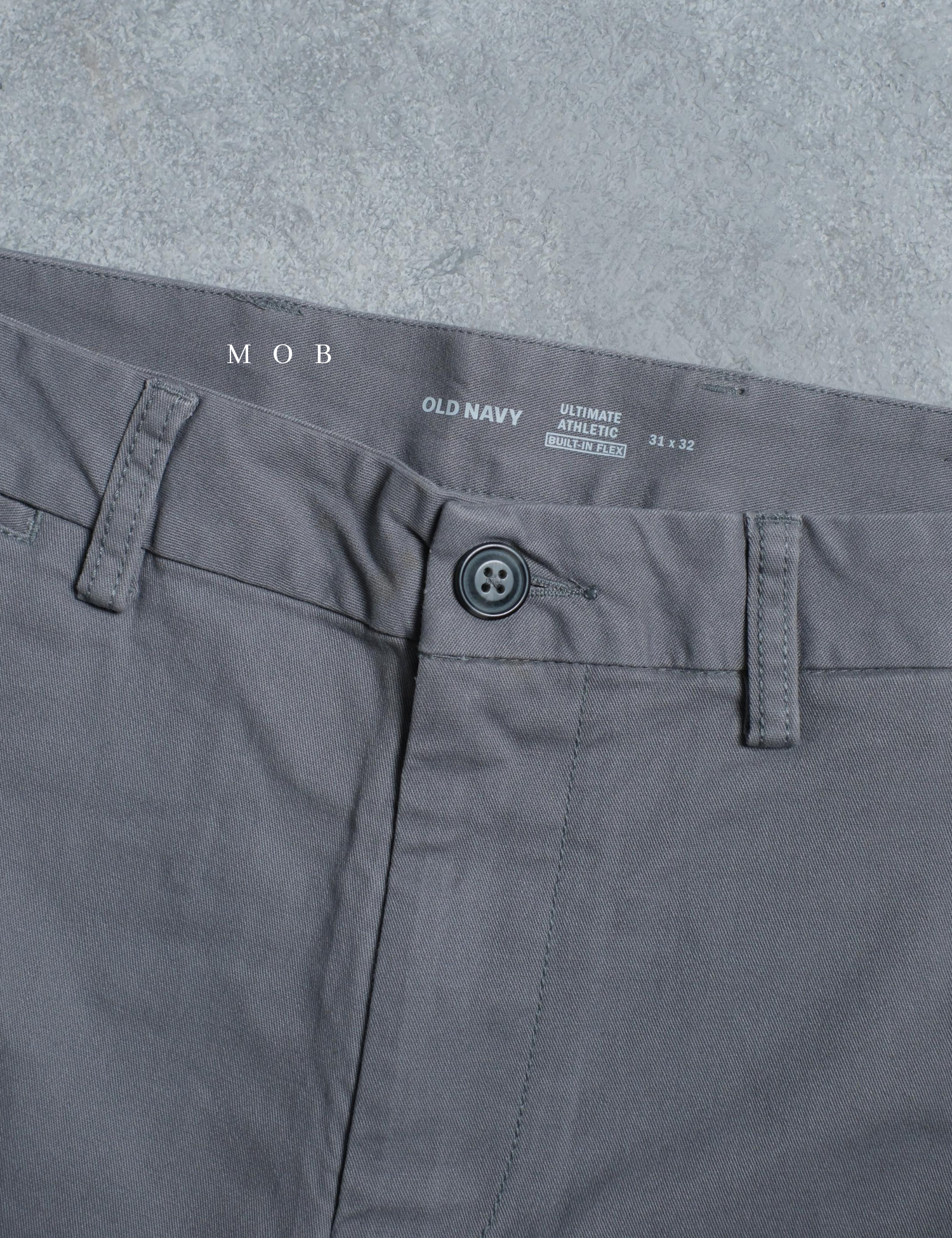 ONPT3001 Athletic Ultimate Built In Flex Chino Pants Grey