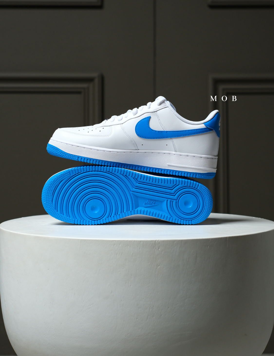 NKSSH03006B Air Force 1 '07 Shoes White Photo Blue