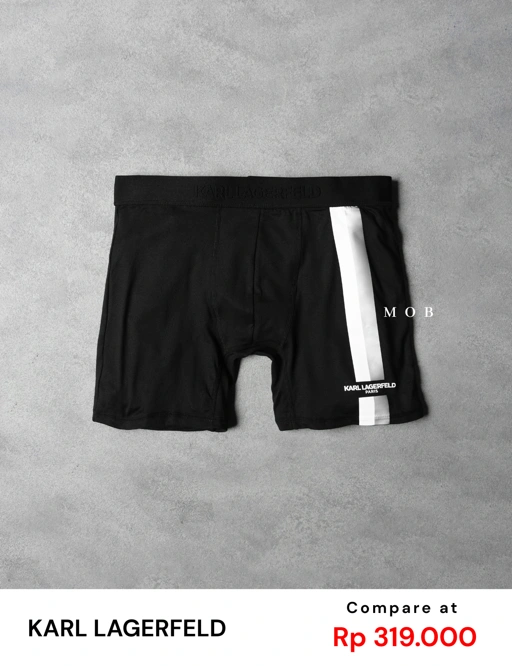 Image of KRLB01019 Colorblock White Grey Boxer Black