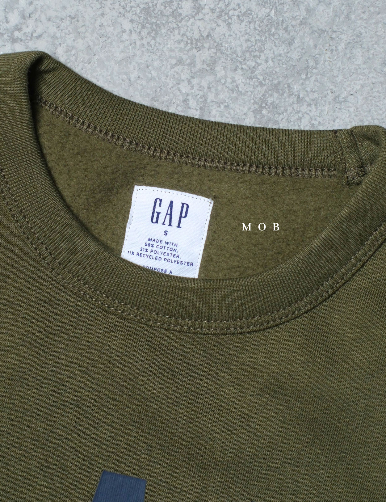GPSW01002B Big Logo Sweatshirt Olive
