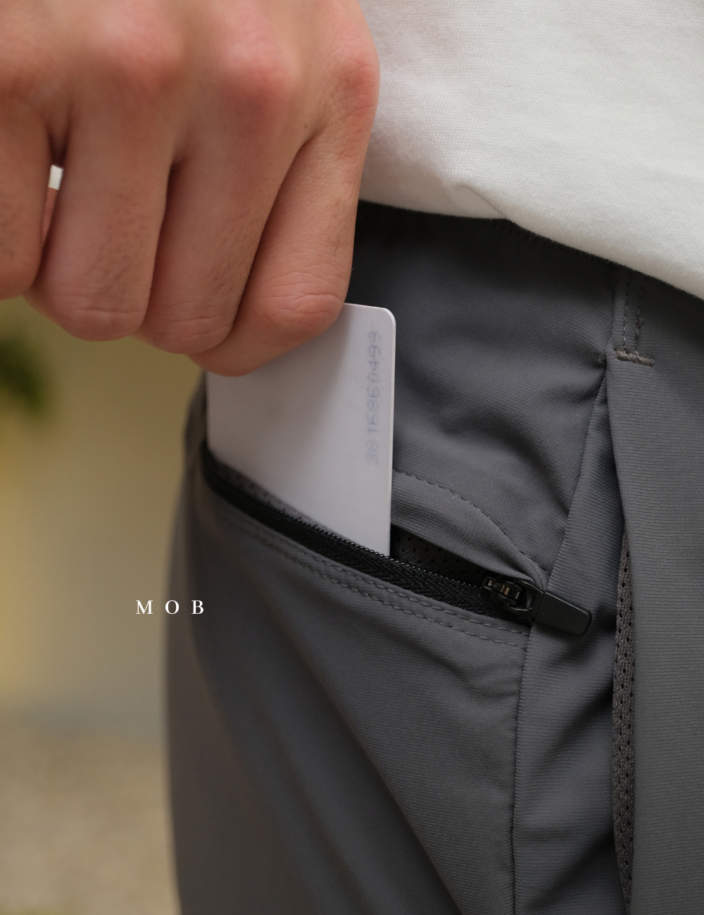 AIMPT02006 Track Jogger Pants Charcoal