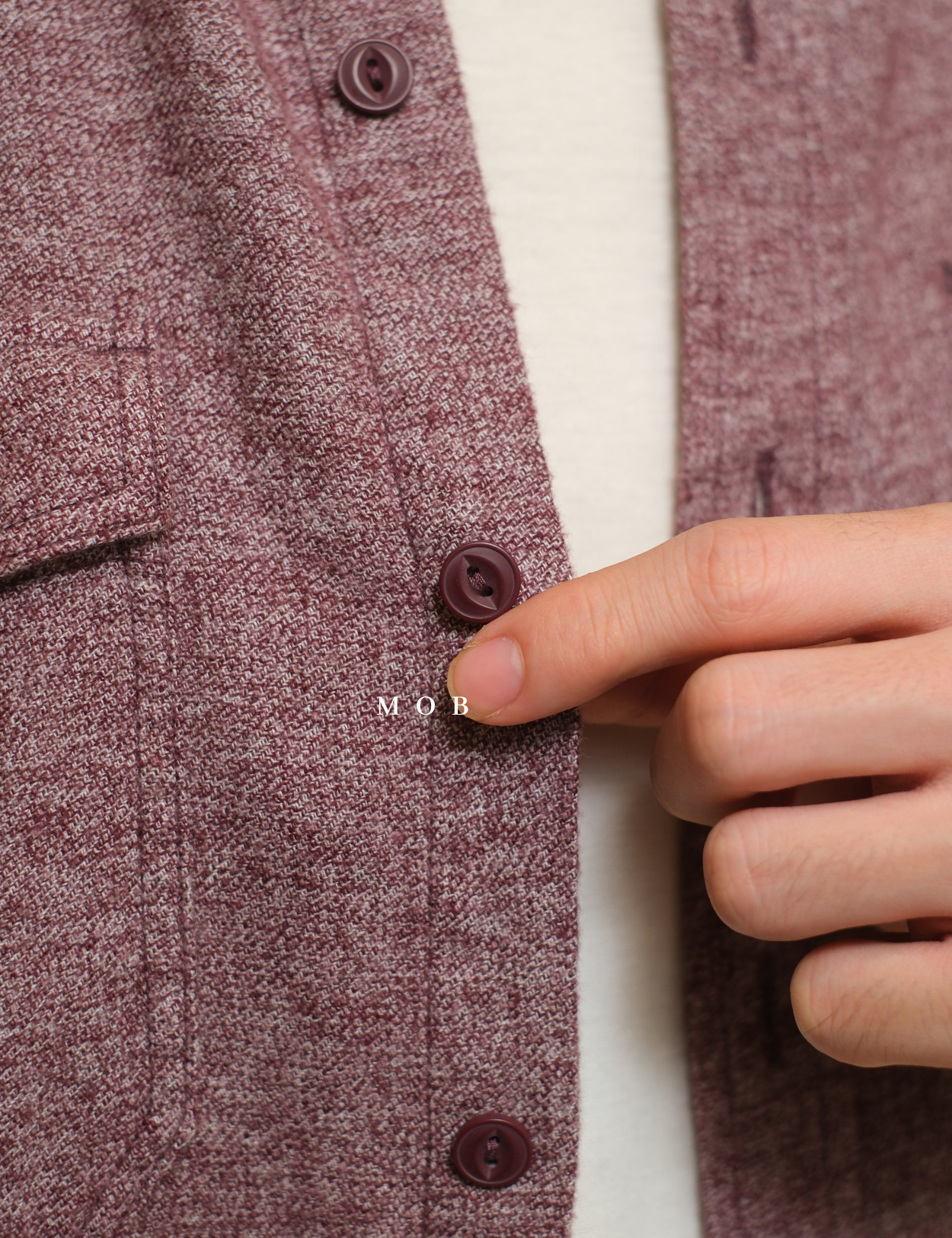 SUNLSS01001A Alfred Flannel LS Shirt Mauve Misty