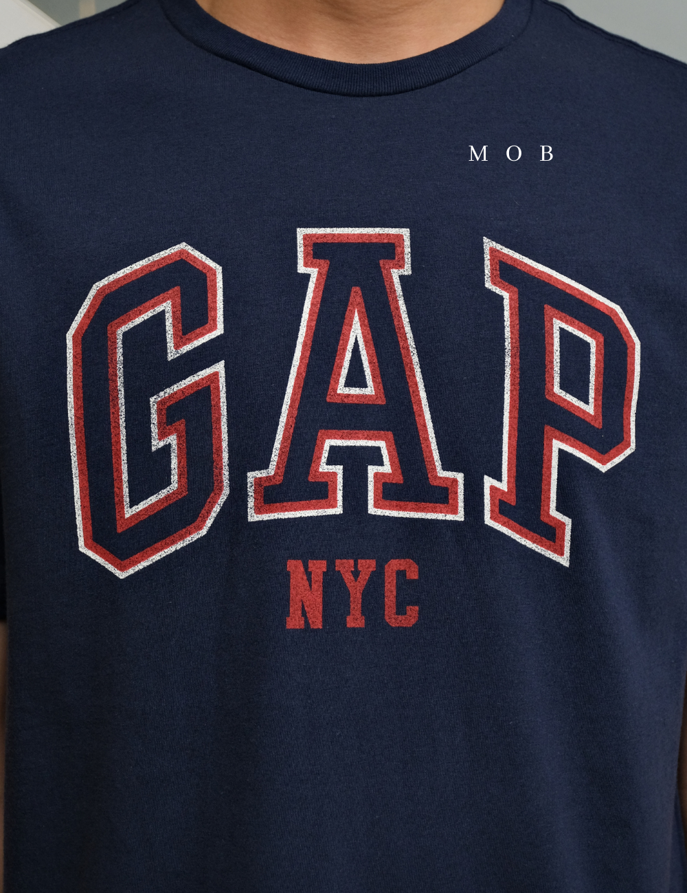 GPSST1204B GAP NYC Logo SS Tee Navy