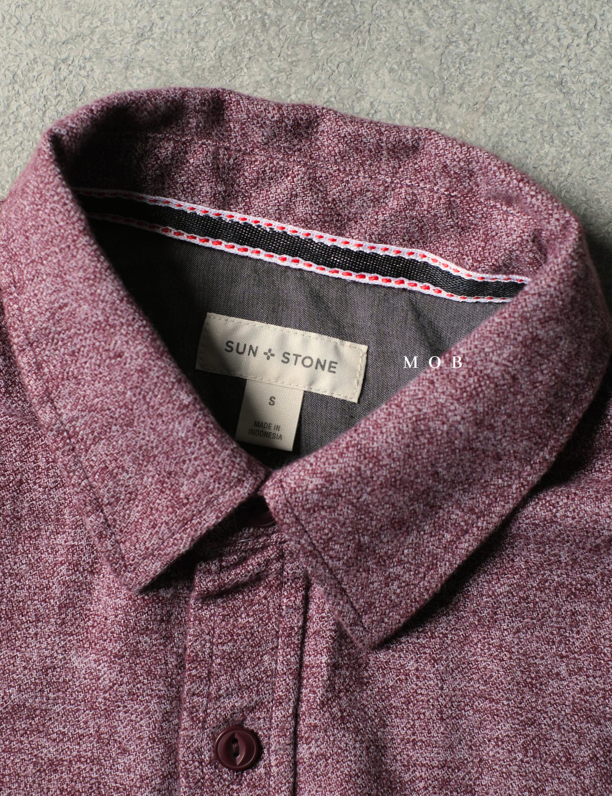 SUNLSS01001A Alfred Flannel LS Shirt Mauve Misty