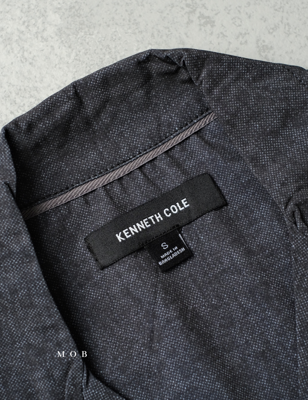 KCSSS01001 Performance Shirt Dark Grey Abstract