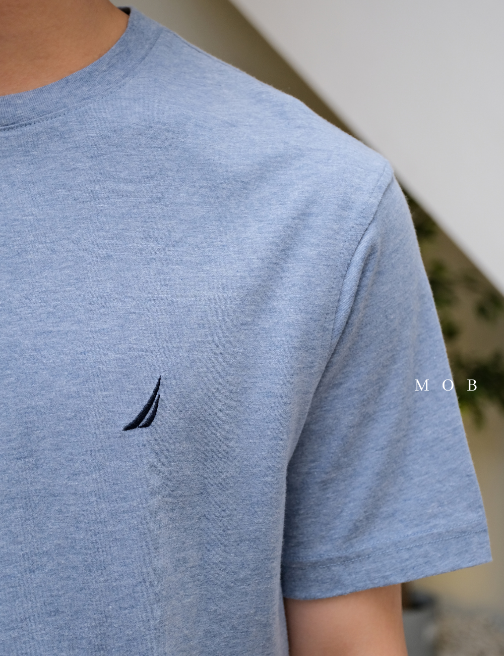 NTSST01002 Crewneck SS Tee Blue Misty (L ONLY)
