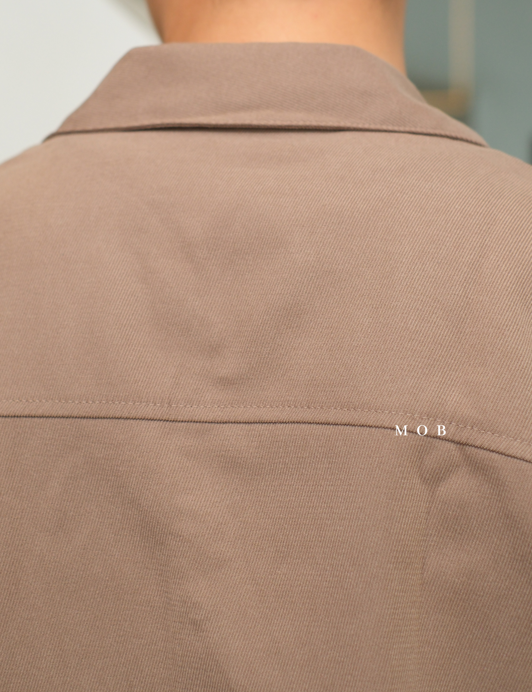 MBRLSS01001 Suede Outer LS Shirt Brown