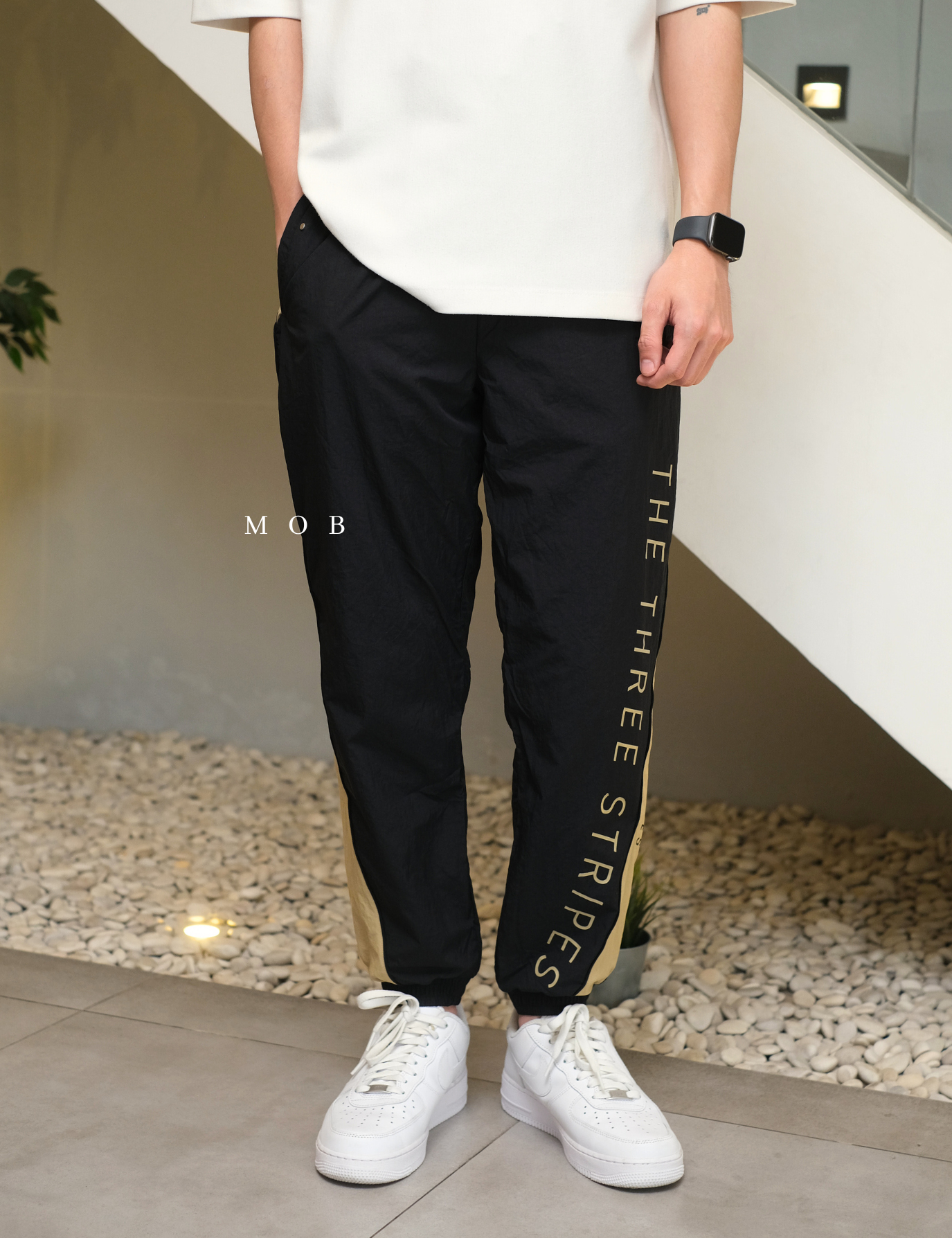 ADDSJP01001 Training Jogger Pants Black GOLD