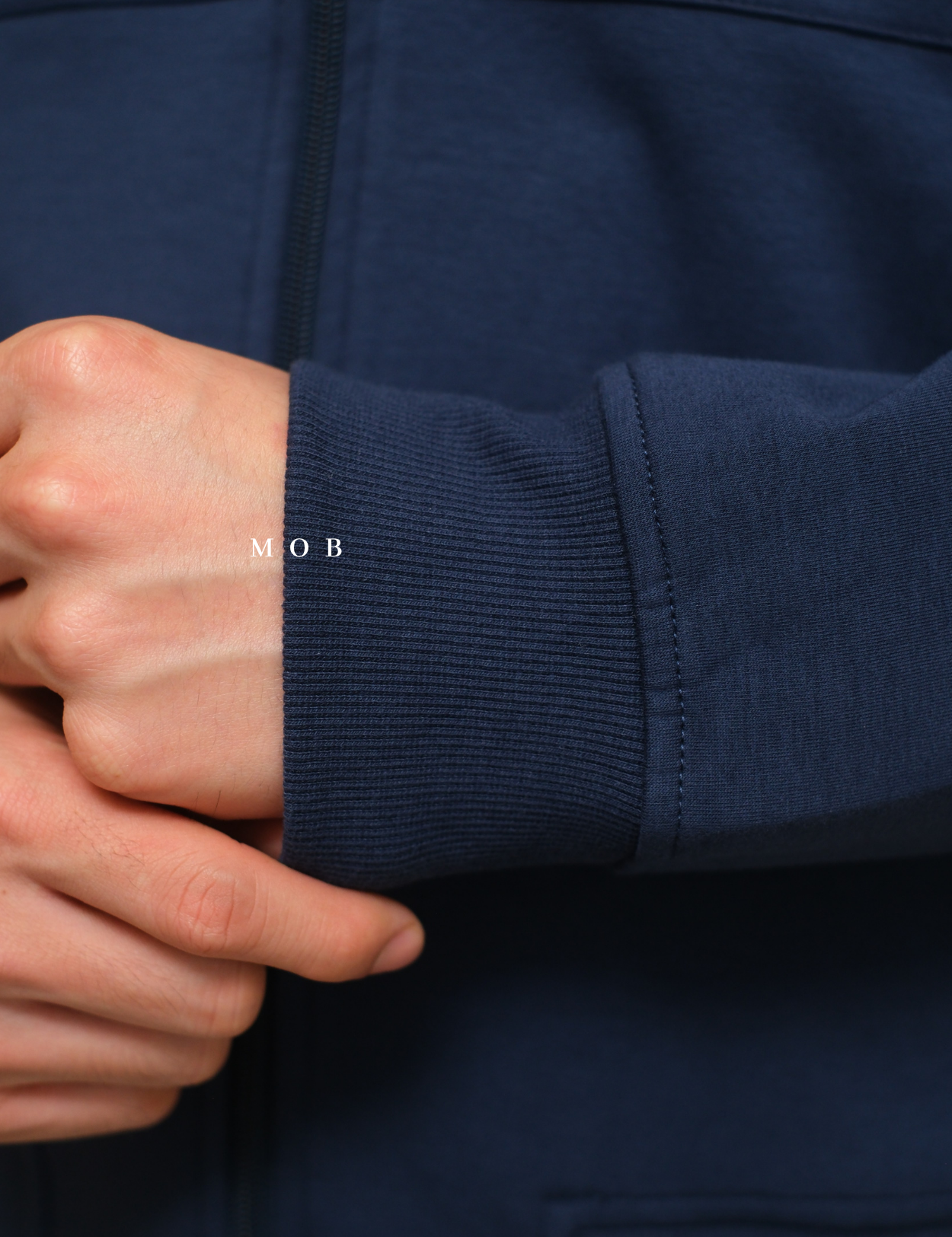 MODJ01001 Modern Pocket Bomber Jacket Navy