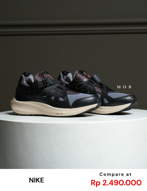 Image of NKSSH03025B Patta x Air Huarache 20Y24 Shoes Black Cool Grey (40 ONLY)