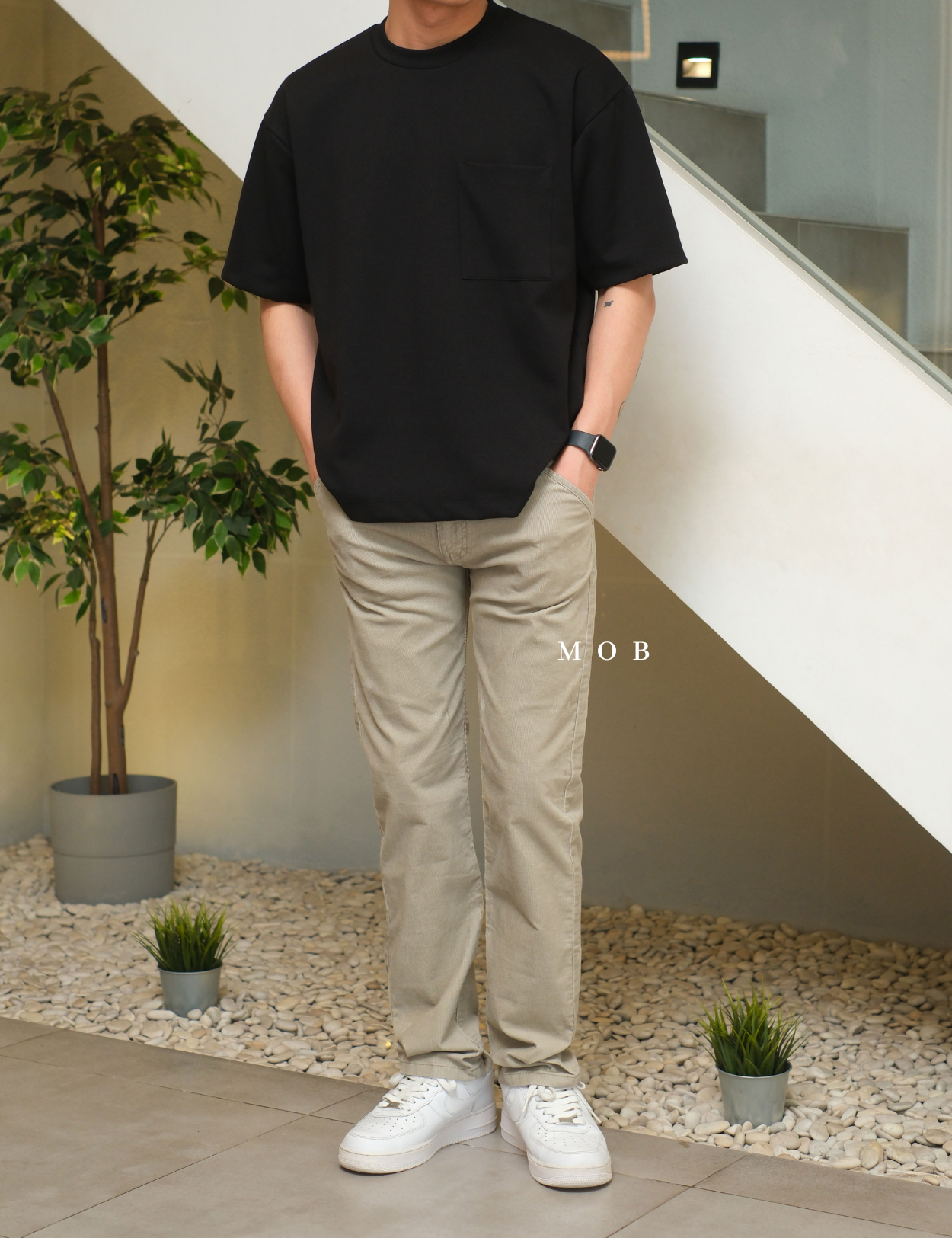 SOPT03001 Regular Corduroy Pants Beige