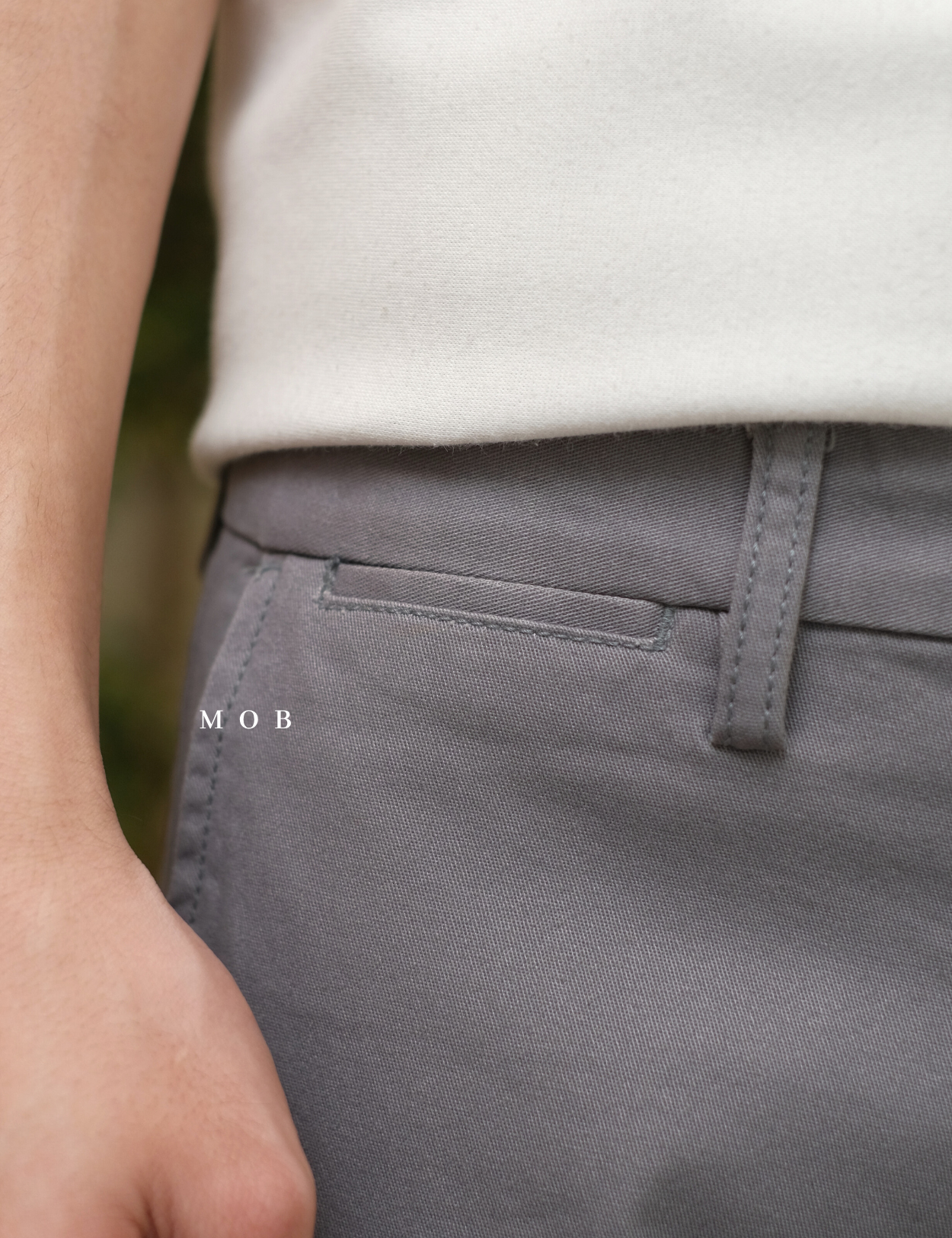 ONPT4101 Ultimate Slim Chino Pants Stone Grey