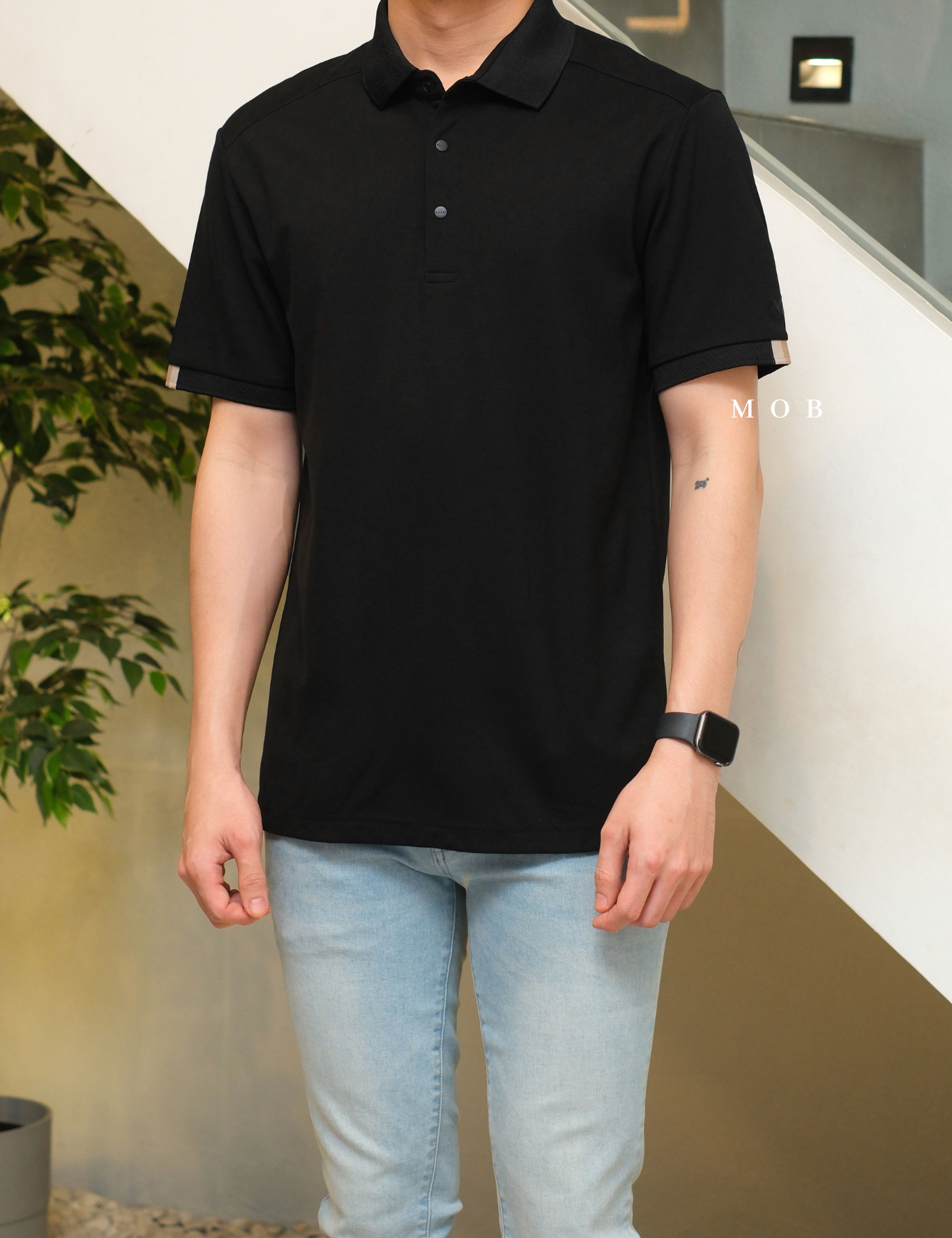 MIL01SSP001-003 Performance SS Polo Black