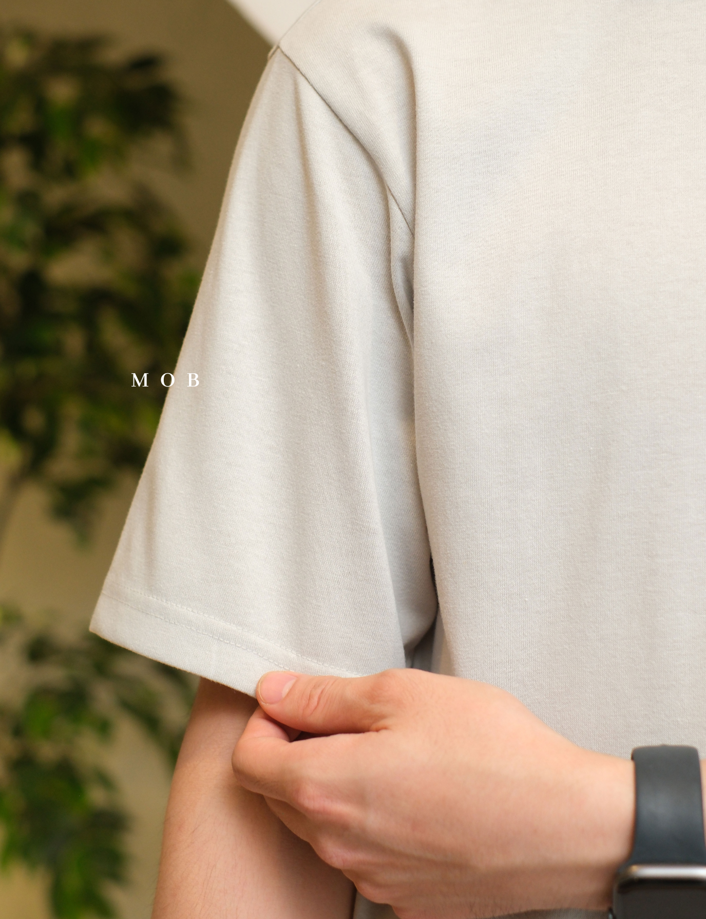 KOL01SST001-002 Kolon X Lee Kyu-tae Evergreen Tree SS Tee Greige