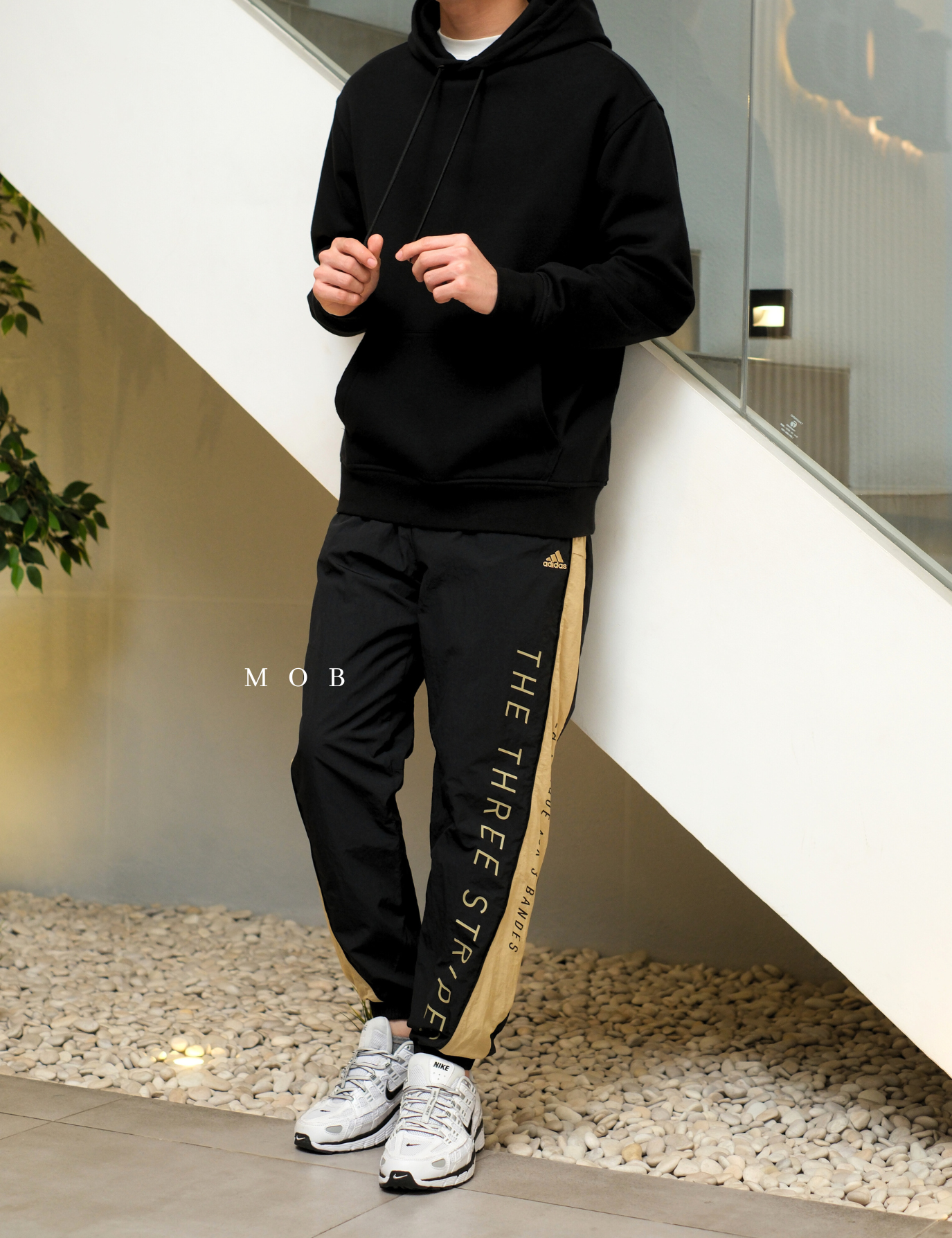 ADDSJP01001 Training Jogger Pants Black GOLD