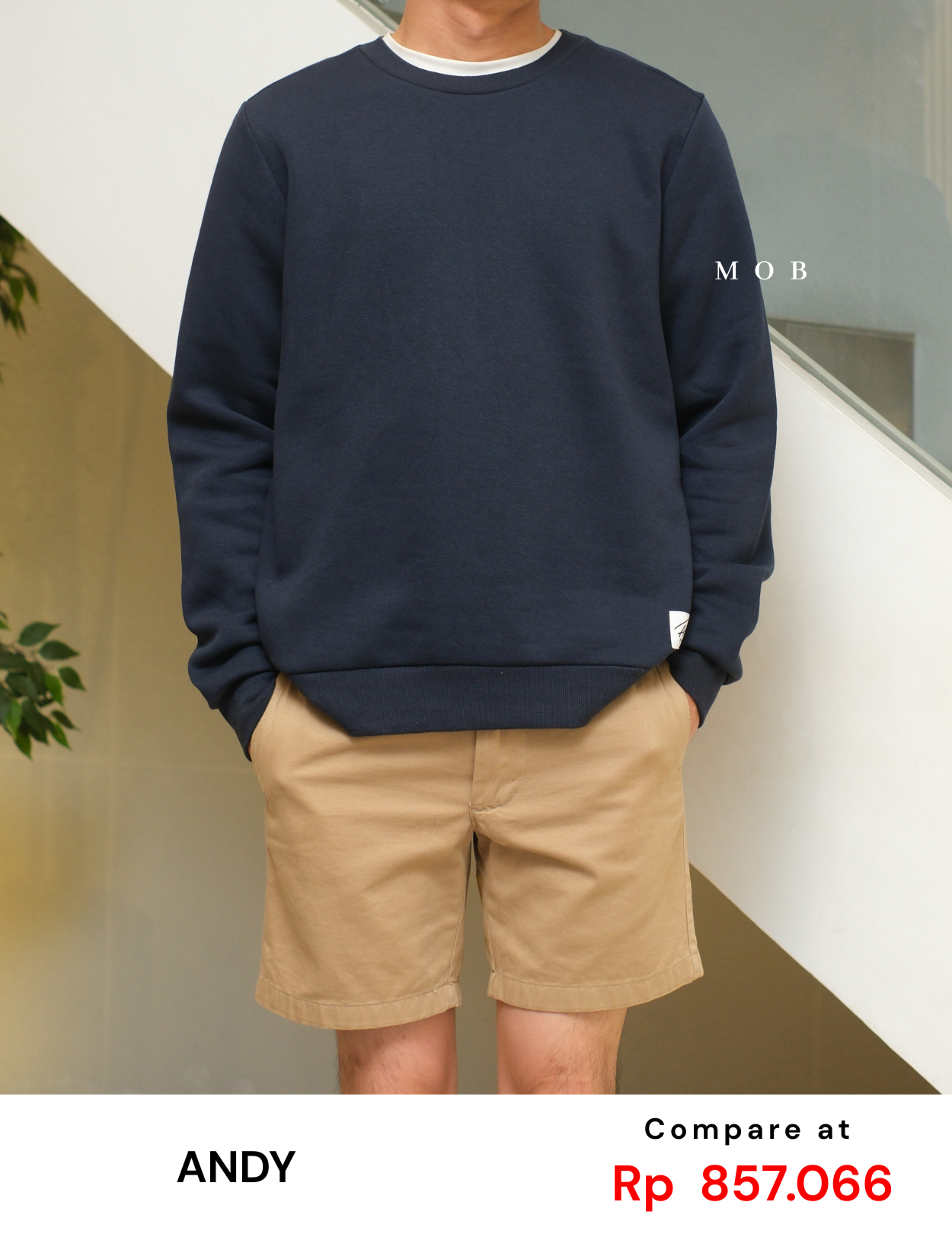 ANDSW01004 Basic SWEATSHIRT Navy