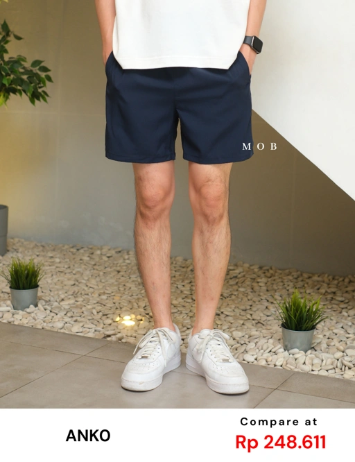 Image of AKSR01002 Active Woven Shorts Navy
