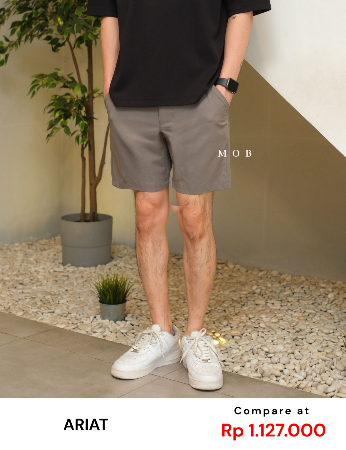 ARISR01002A Tek 7" Shorts Grey