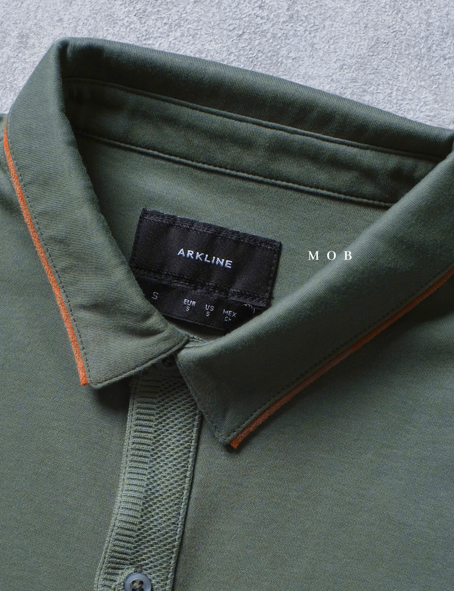 ARK01SSP001 Gentle Polo Shirt Sage Green