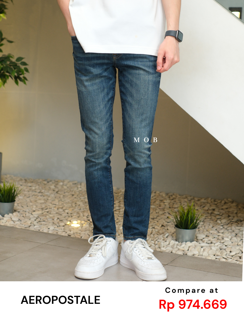ARPT08001 Super Skinny Premium Jeans Medium Blue 