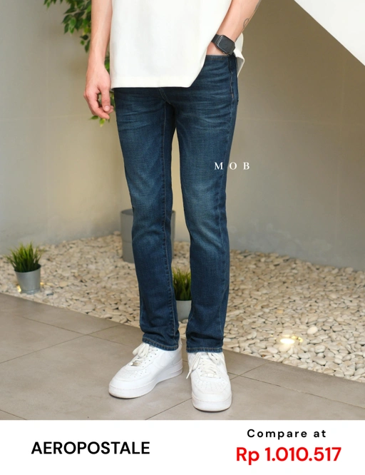 Image of ARPT1001 Premium Air Slim Jeans Dark Blue