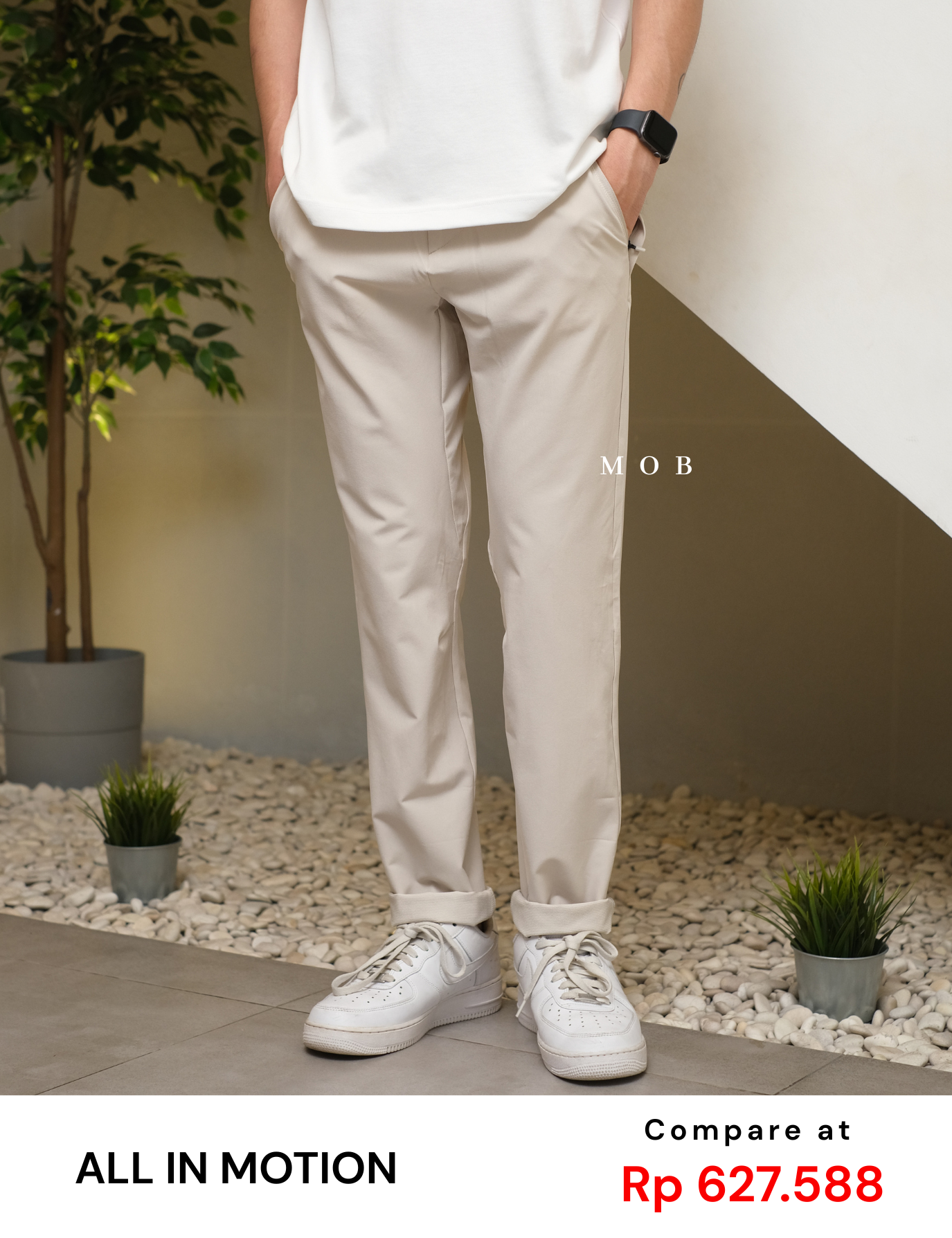 AIMPT01003 Travel Pants Beige