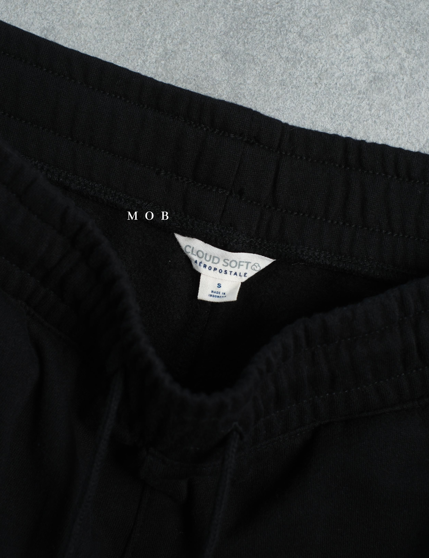 ARSP01001A Cloud Soft Baggy Sweatpants Black