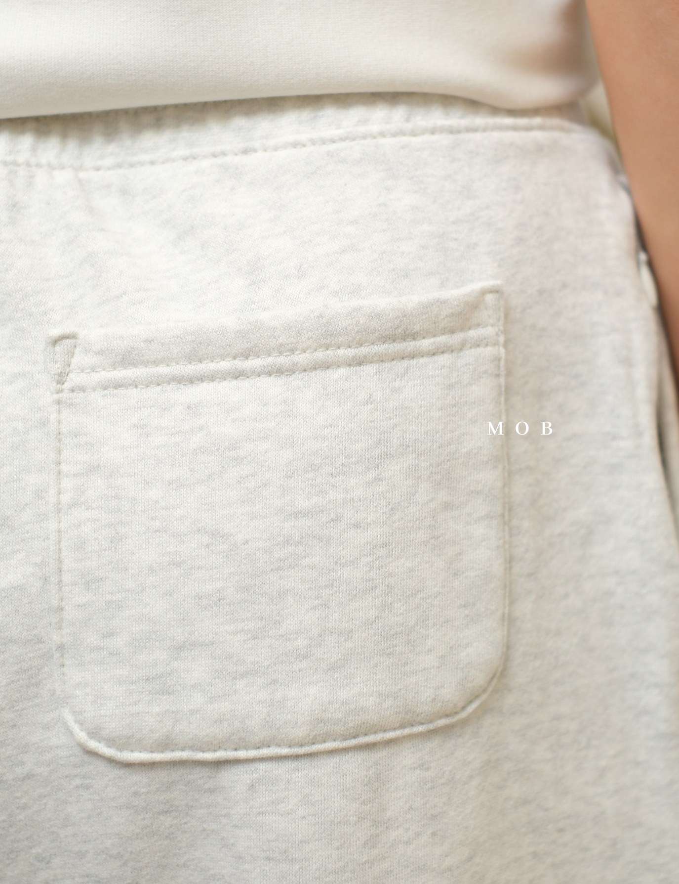ARSP01001B Cloud Soft Baggy Sweatpants Light Grey Misty