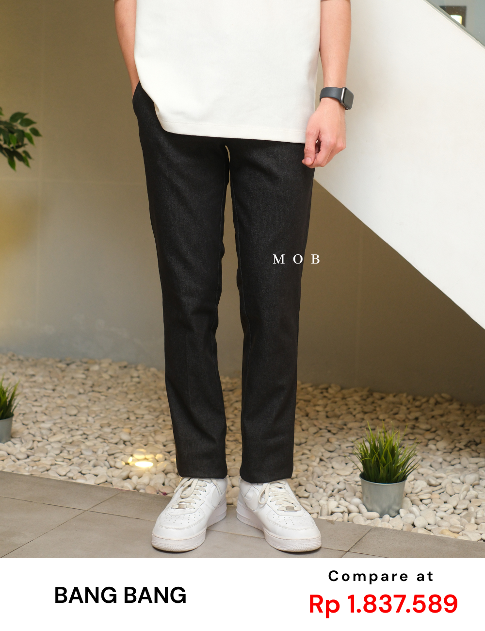BBGPT07001 Fleece Lined Jeans Black