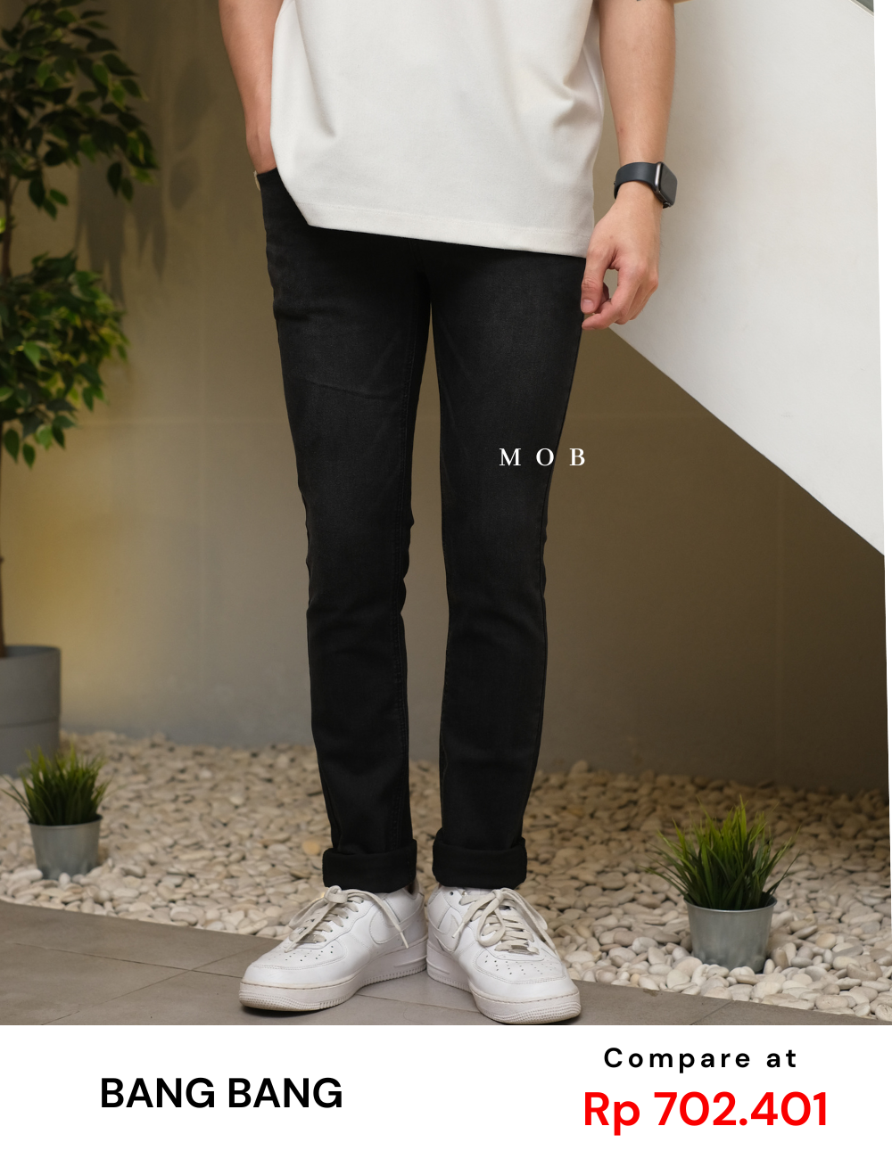 BBGPT01002 Skinny Jeans Black Washed (26 & 28 ONLY)