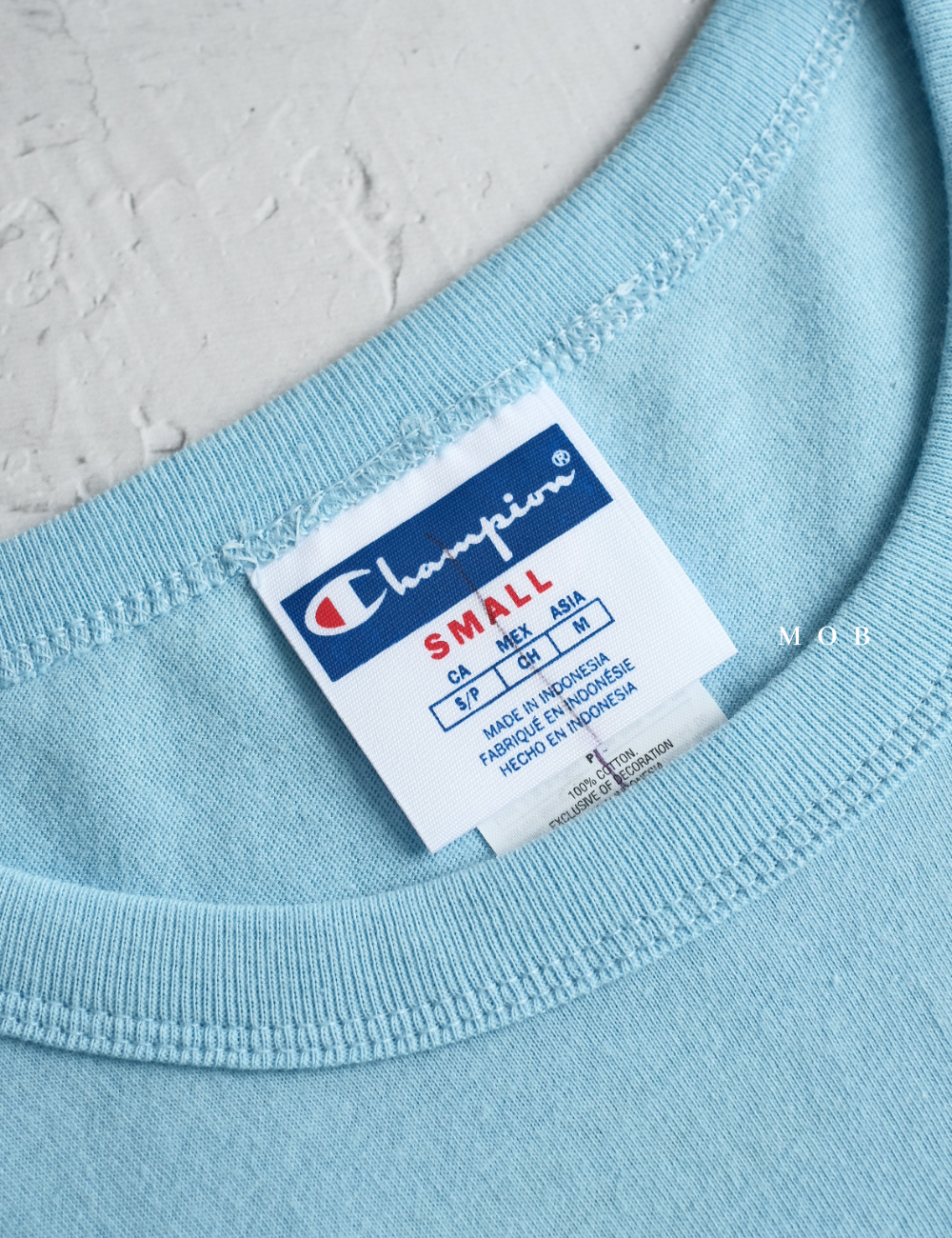 CHMPSST2112C Raised Ink Dotted SS Tee Skye Blue