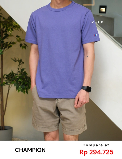 Image of CHMPSST2410 Basic SS Tee Purple