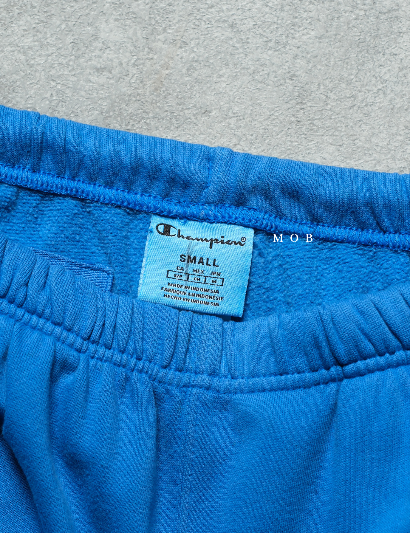 CHMPSP06003B Lightweight Fleece Sweatpants Vintage Blue