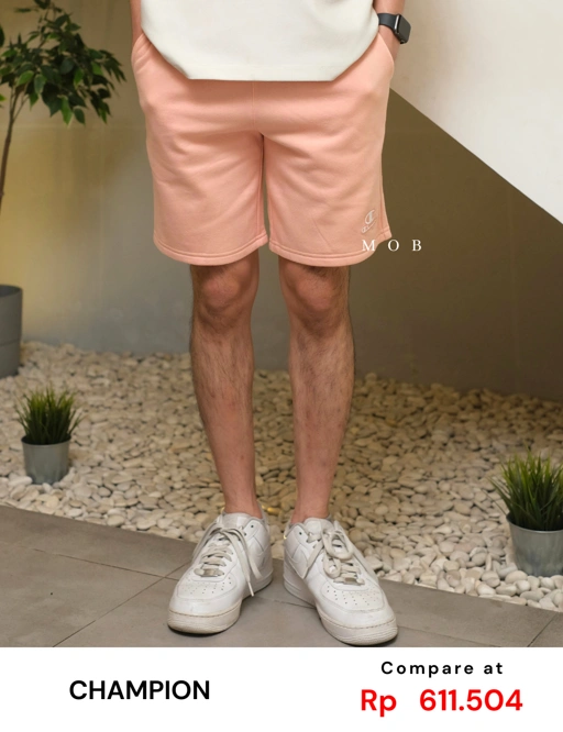 Image of CHMPSR1202C Classic Fleece Shorts Pink