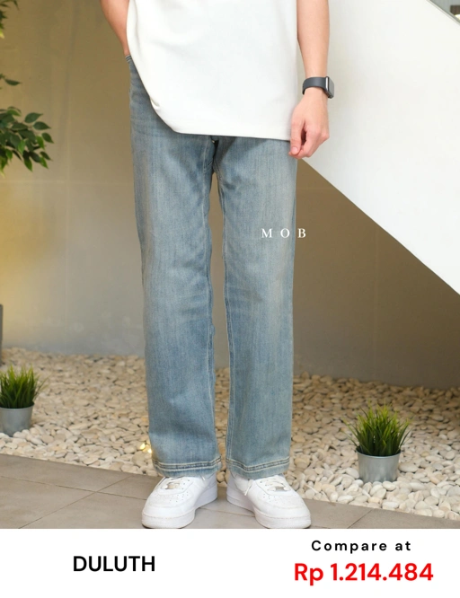Image of DTPT05001 Ballroom Double Flex RELAXED Jeans Blue Wash