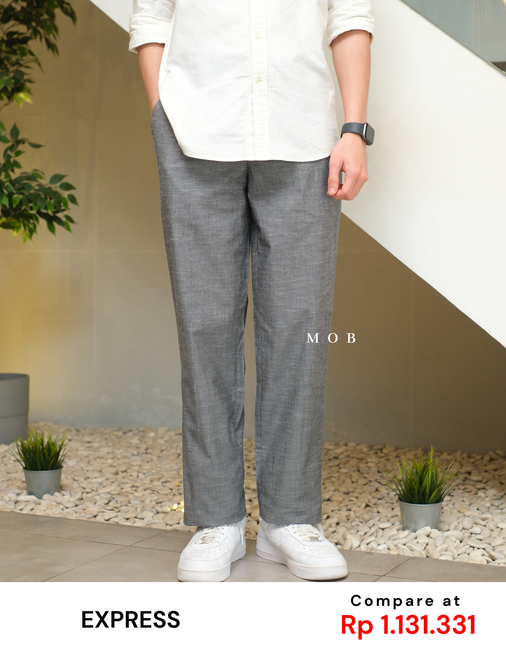 EXPT1702G Photographer Slim Pants Grey