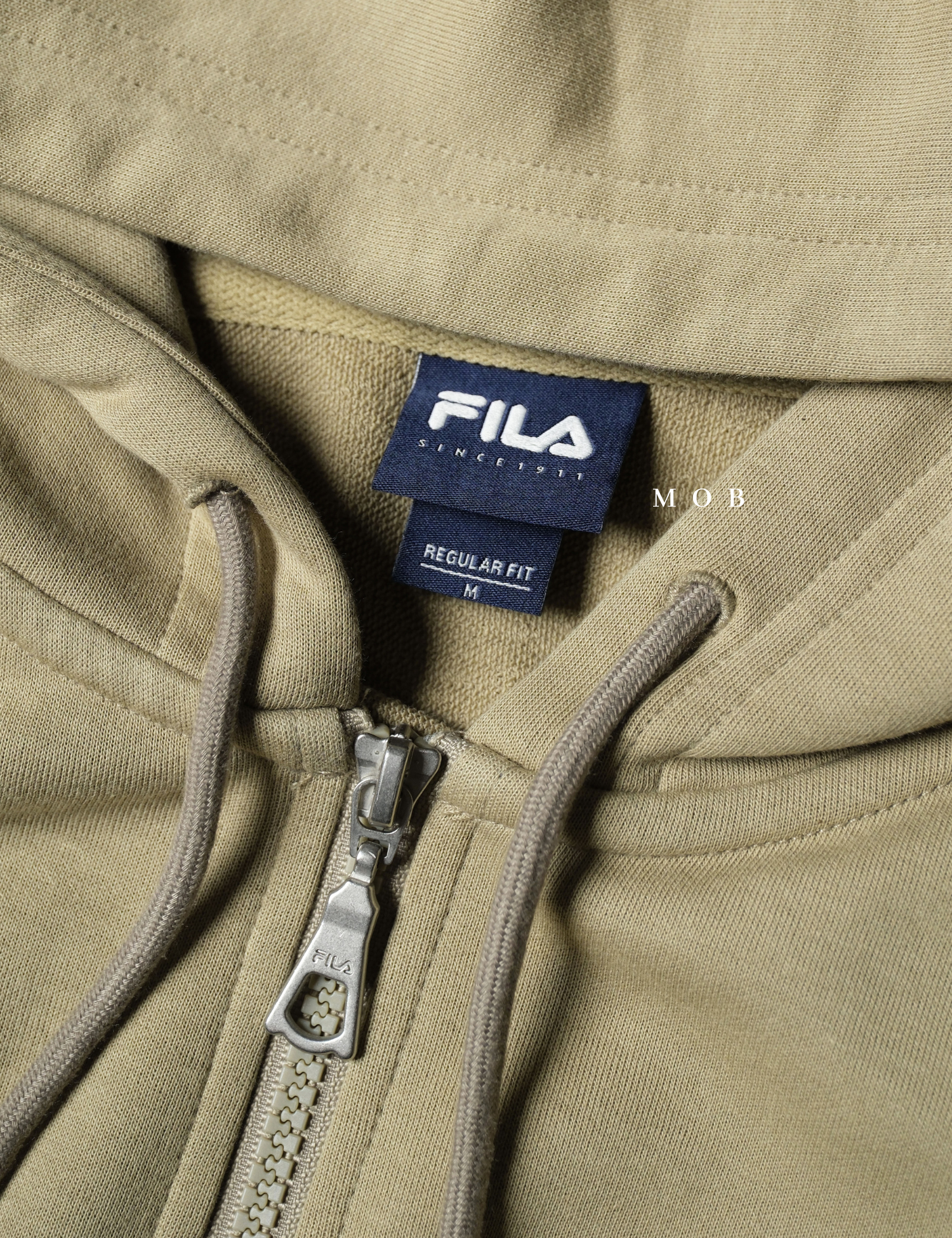 FLFZ01001 Essential Full Zipper HOODIE Olive Sand