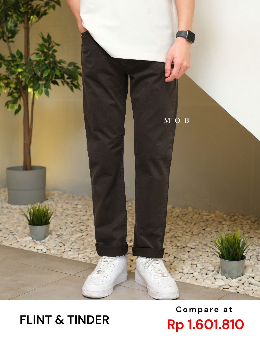 F&TPT02010 365 Tapered Fit Pants Jet Black
