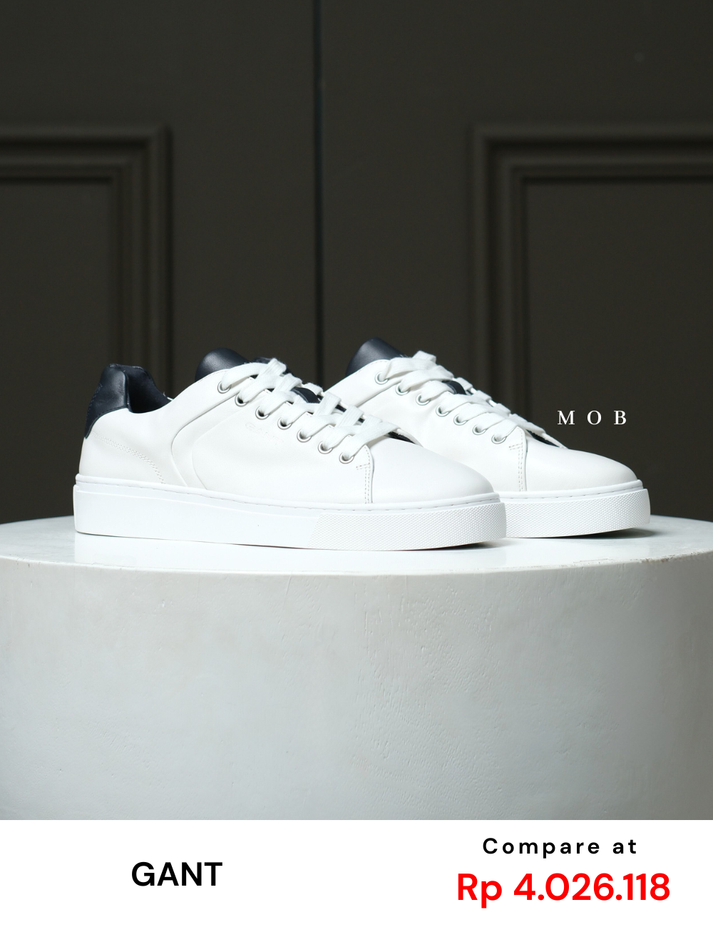 GNTSH01001 Mc Julien Sneakers White Deep Ocean