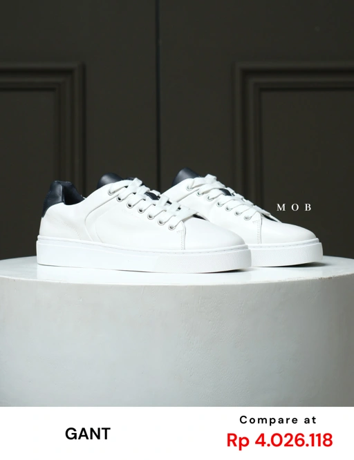 GNTSH01001 Mc Julien Sneakers White Deep Ocean
