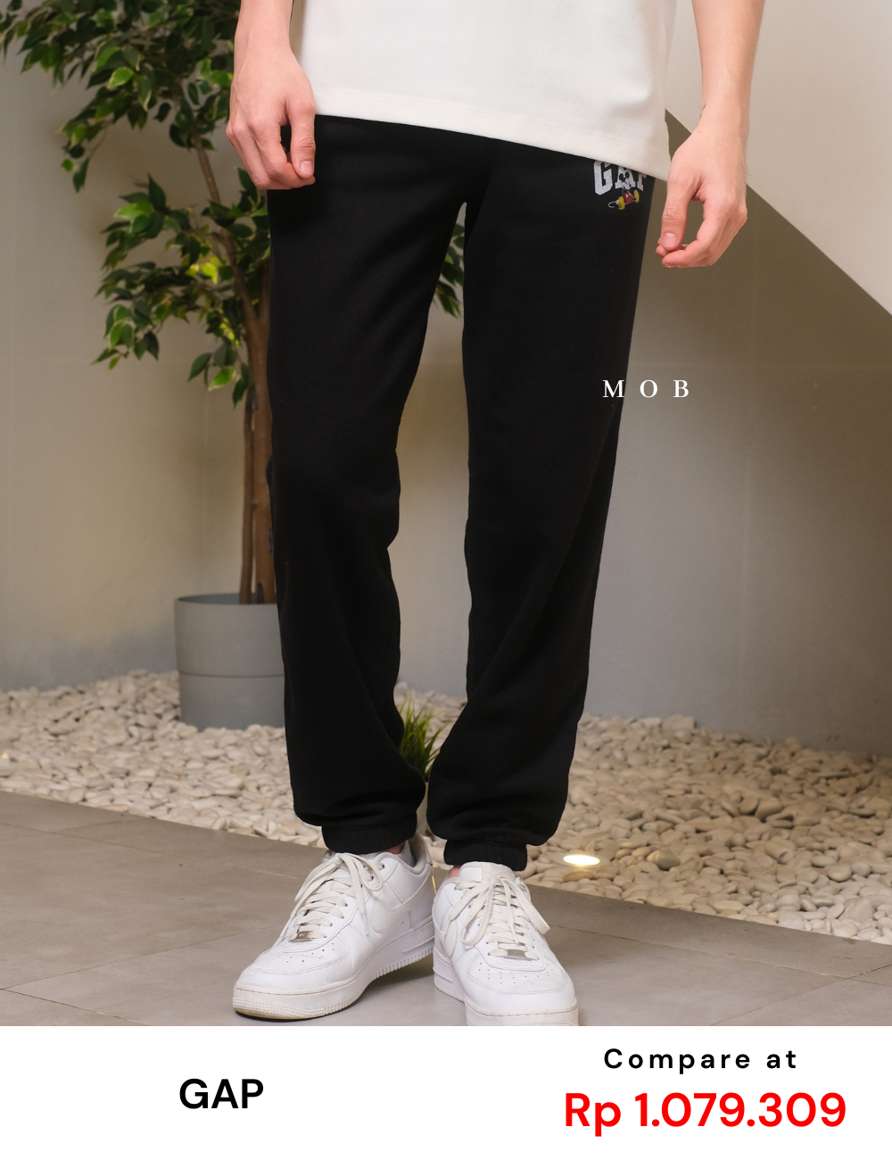 GPJP02001 [JOGGER] Gap x Disney Mickey Mouse Black (S ONLY)