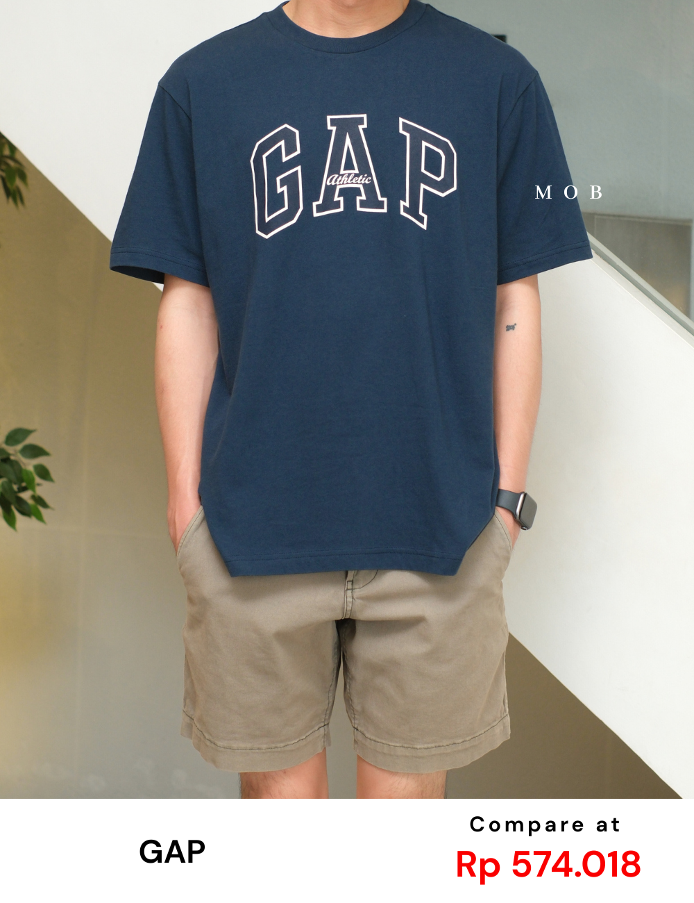 GPSST1606 Archive Logo SS Tee Navy