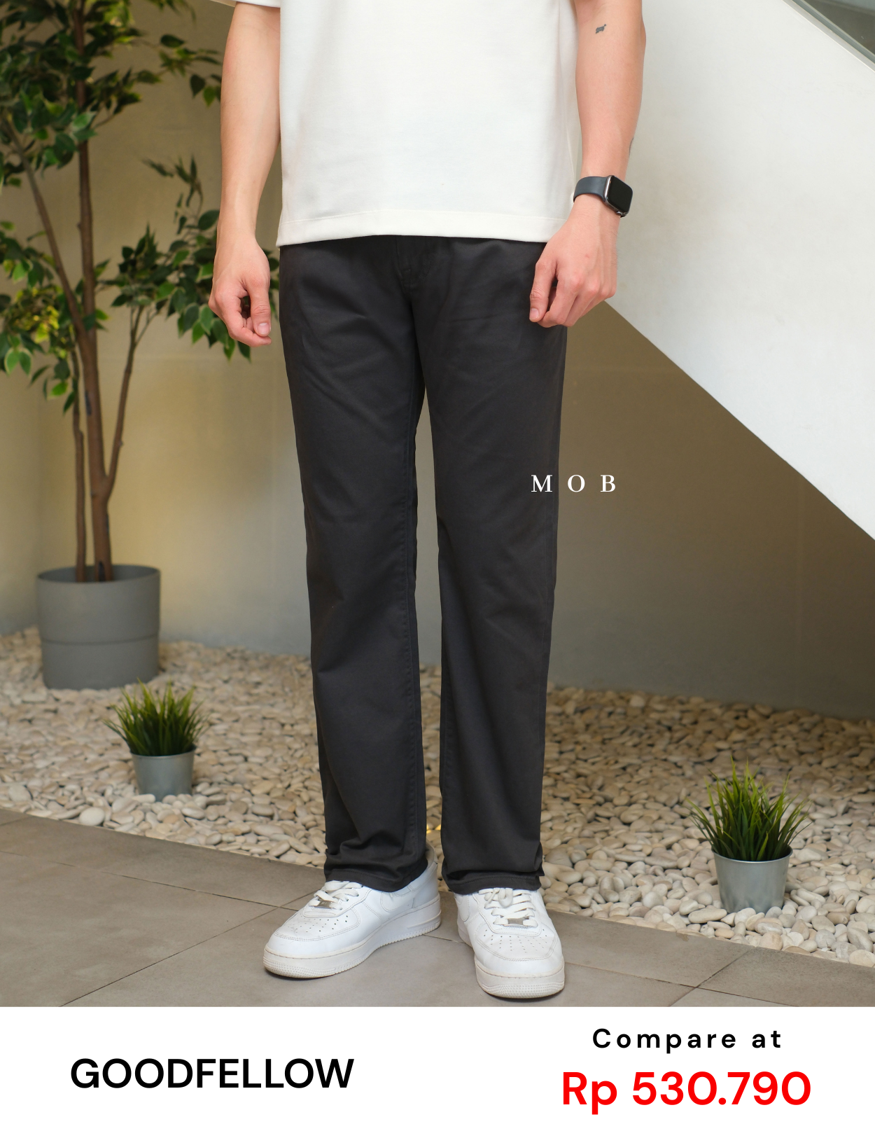 GFPT04001 Comfort Slim Pants Essentials Grey